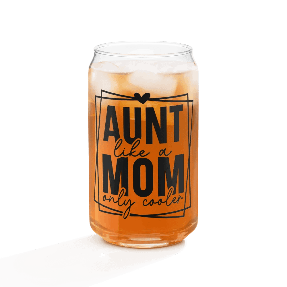 'AUNT like a MOM only cooler' Glass product image (9)