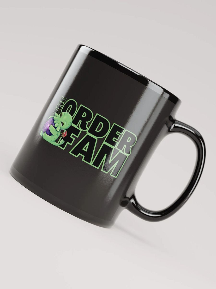 Order Fam Black Glossy Mug product image (7)