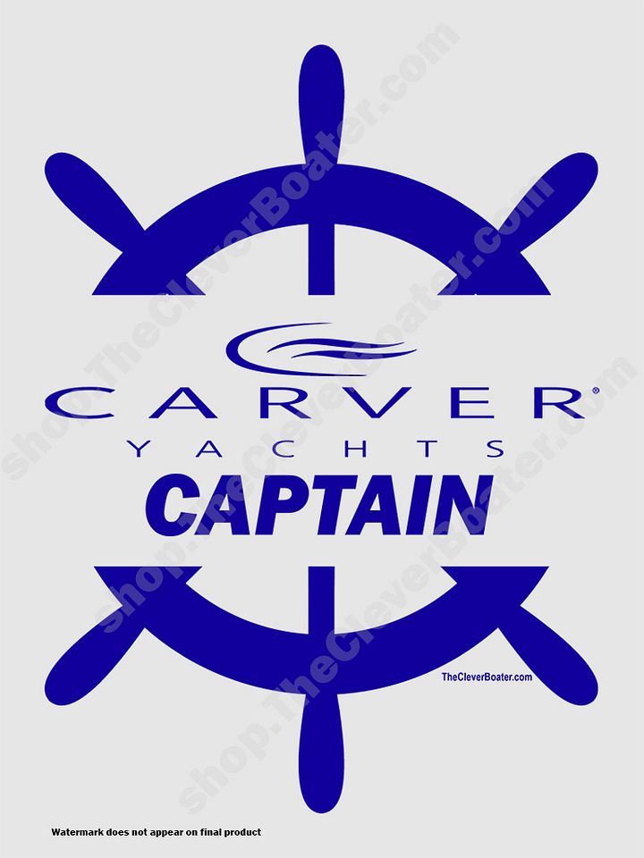 Carver Captain - T-Shirt - Light Shirt w/Blue Logo product image (2)