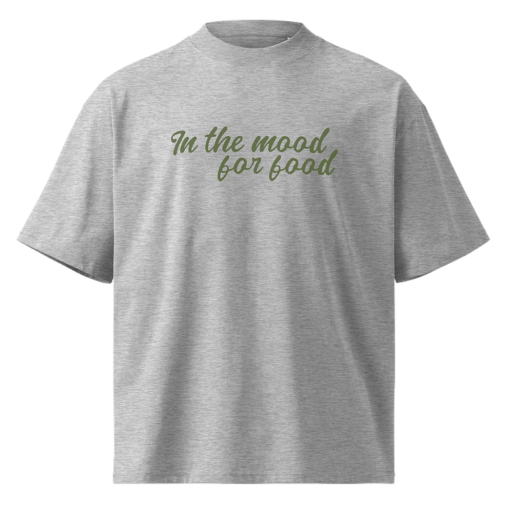 In The Mood For Food | Organic Oversized Tee – Olive product image (1)