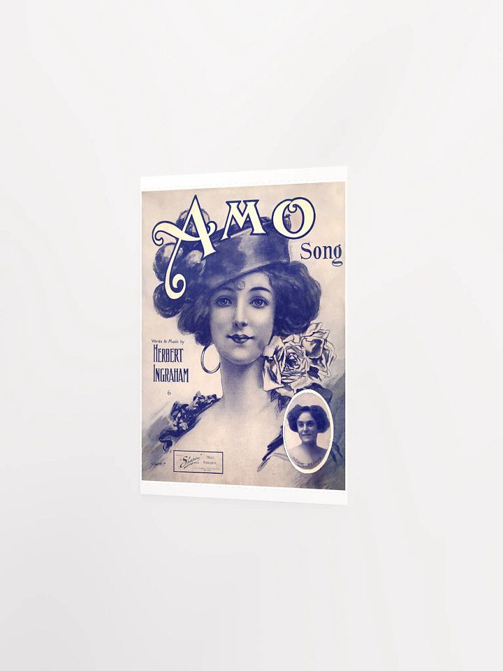 AMO Vintage Sheet Music Poster product image (3)