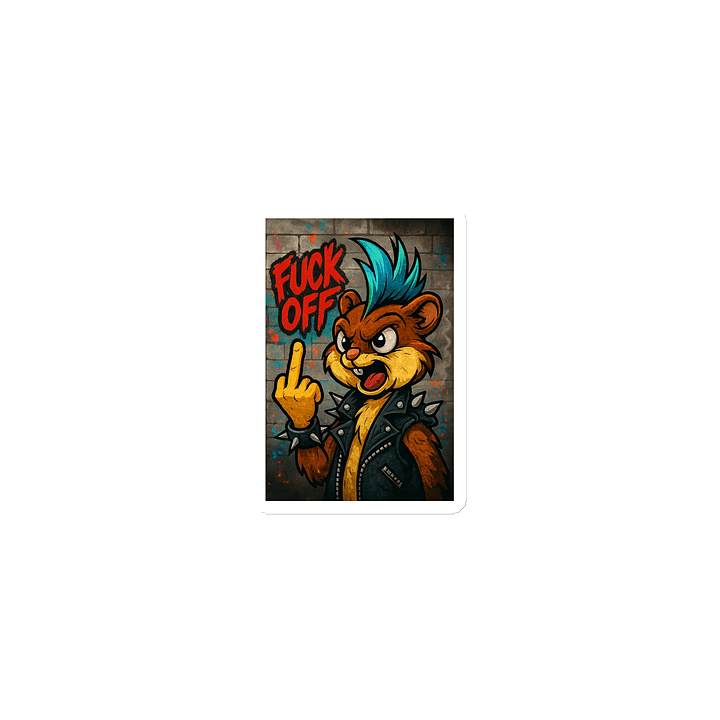 Squirrel FU Magnet product image (1)