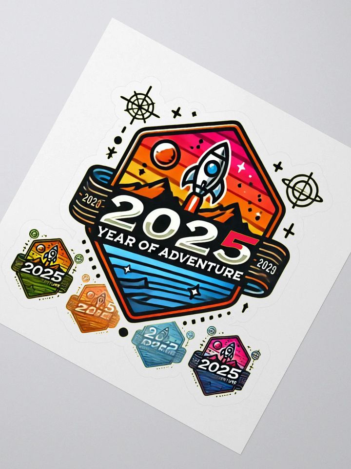 2025 Year of Adventure Kiss Cut Stickers product image (2)