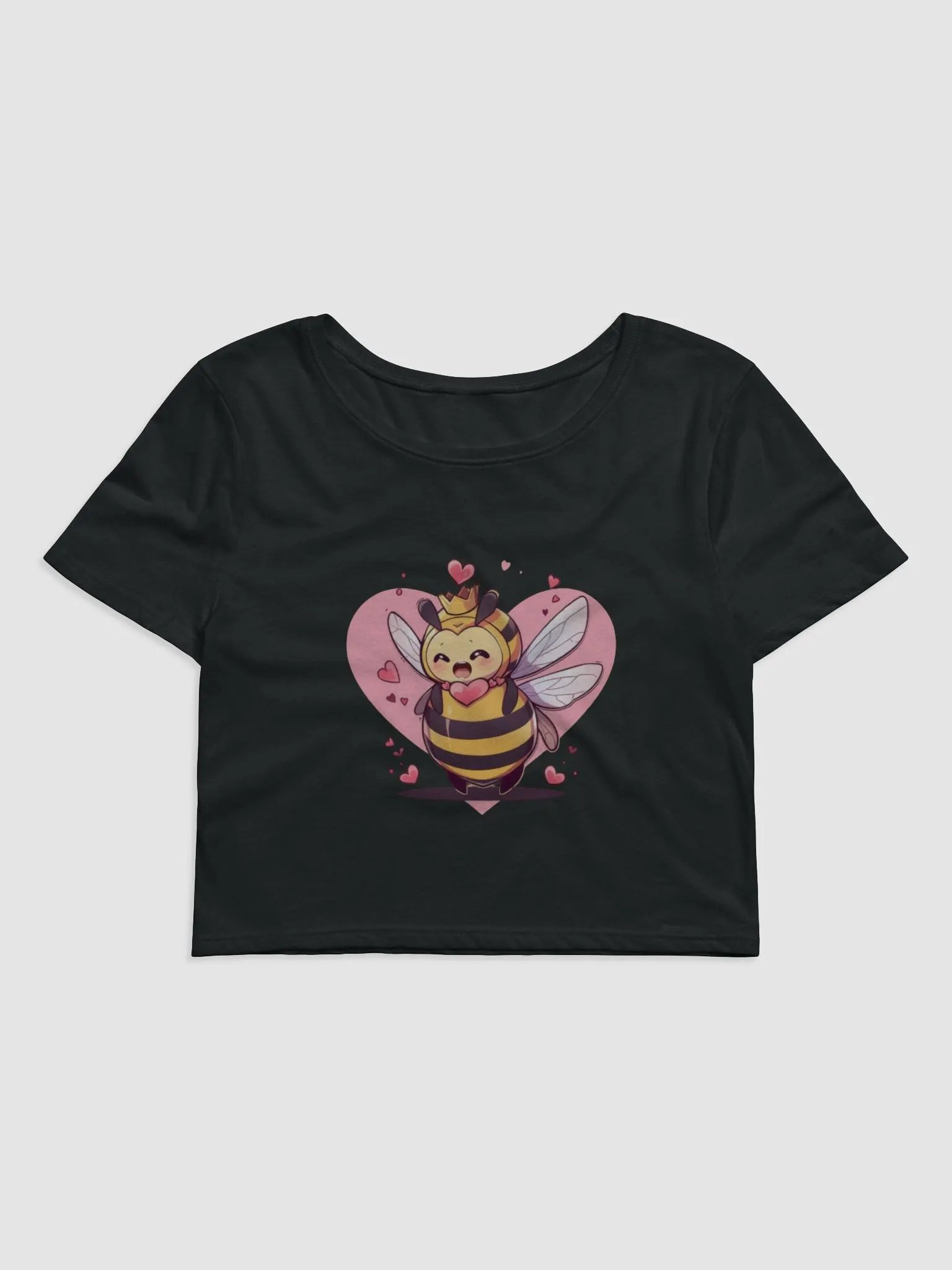 Queen Bee Crop Tee v1. product image (1)