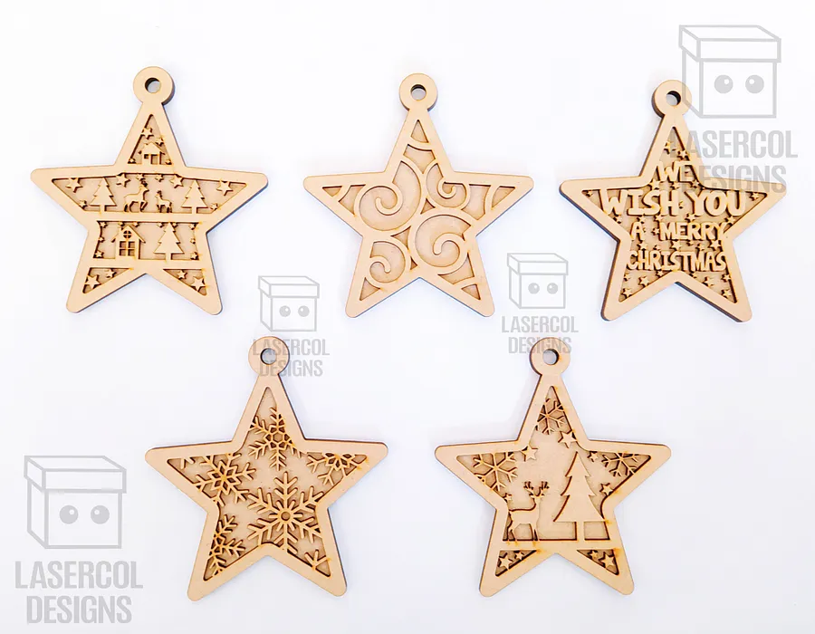 Christmas Ornaments - Laser Cut Files product image (2)