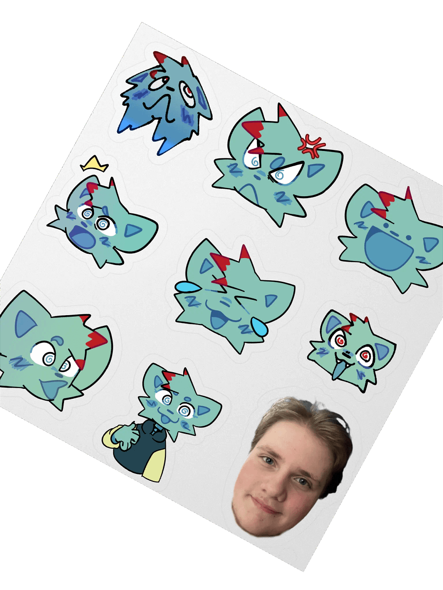 Lucky Emote Stickers Vol. 1 product image (2)