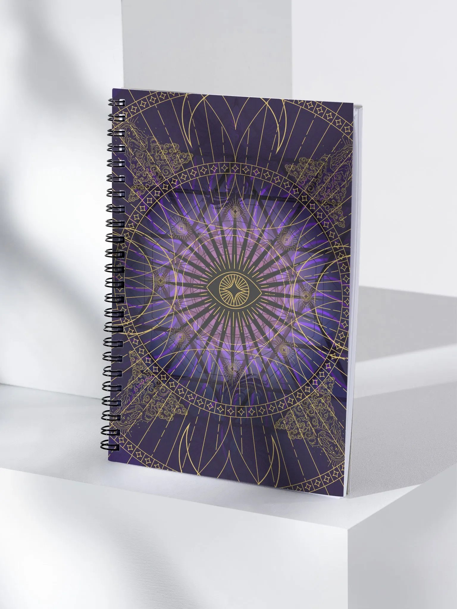 Mystical Radiance Spiral Notebook product image (4)