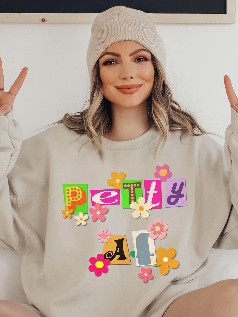 Petty AF Liberal Anti MAGA Sweatshirt product image (1)