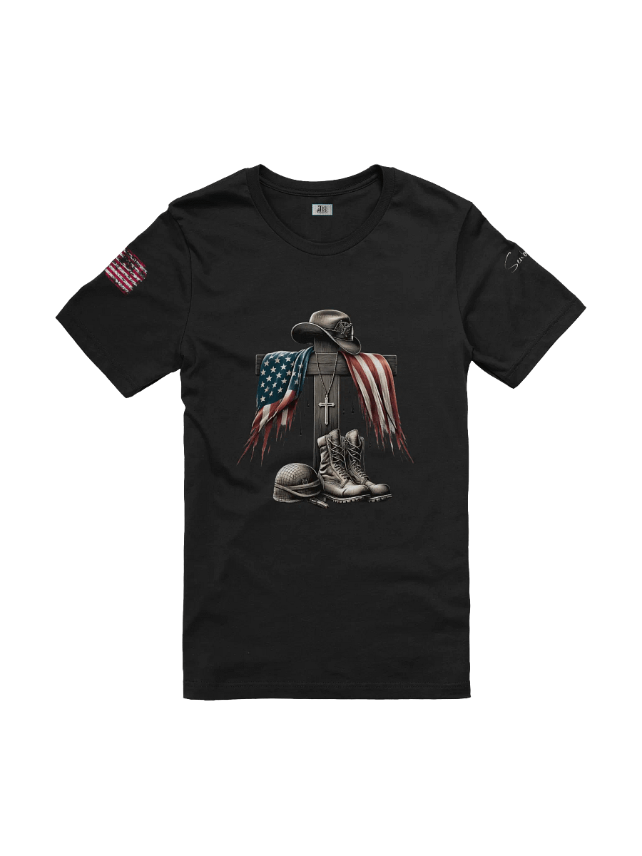 Patriot Distressed Flag T-Shirt product image (3)