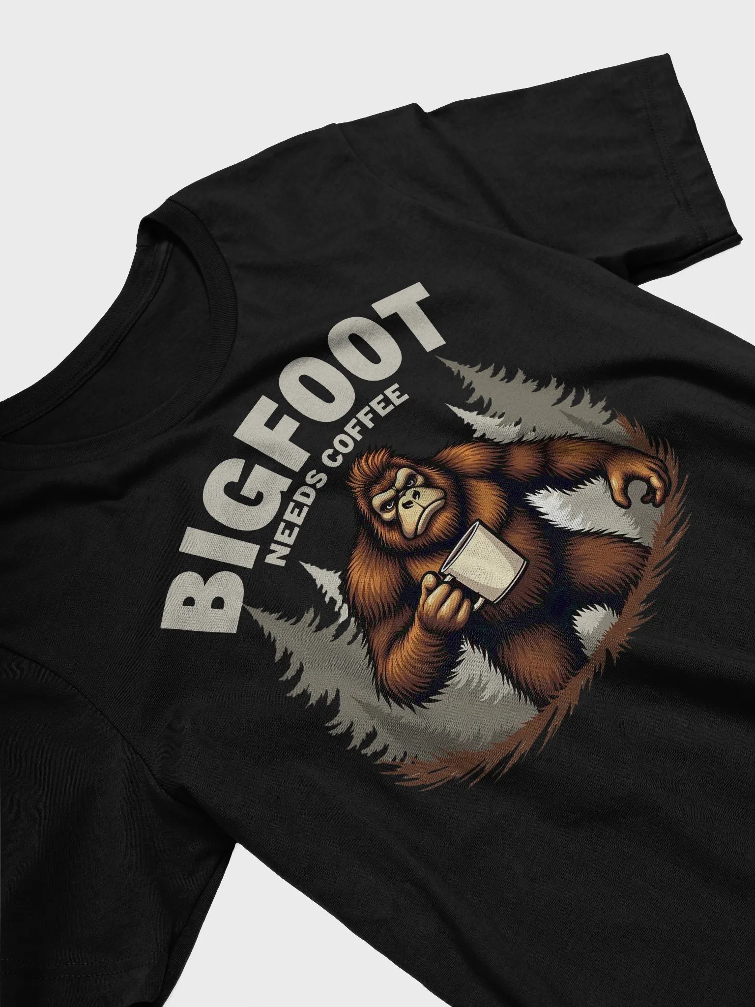 Bigfoot Needs Coffee Funny Sasquatch Coffee Lover product image (4)