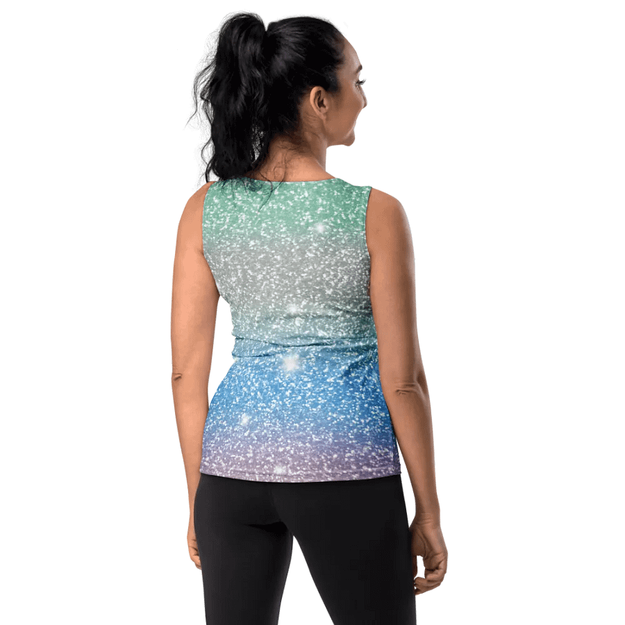 Glitter Unicorn Texture Design Tank Top (10) product image (9)