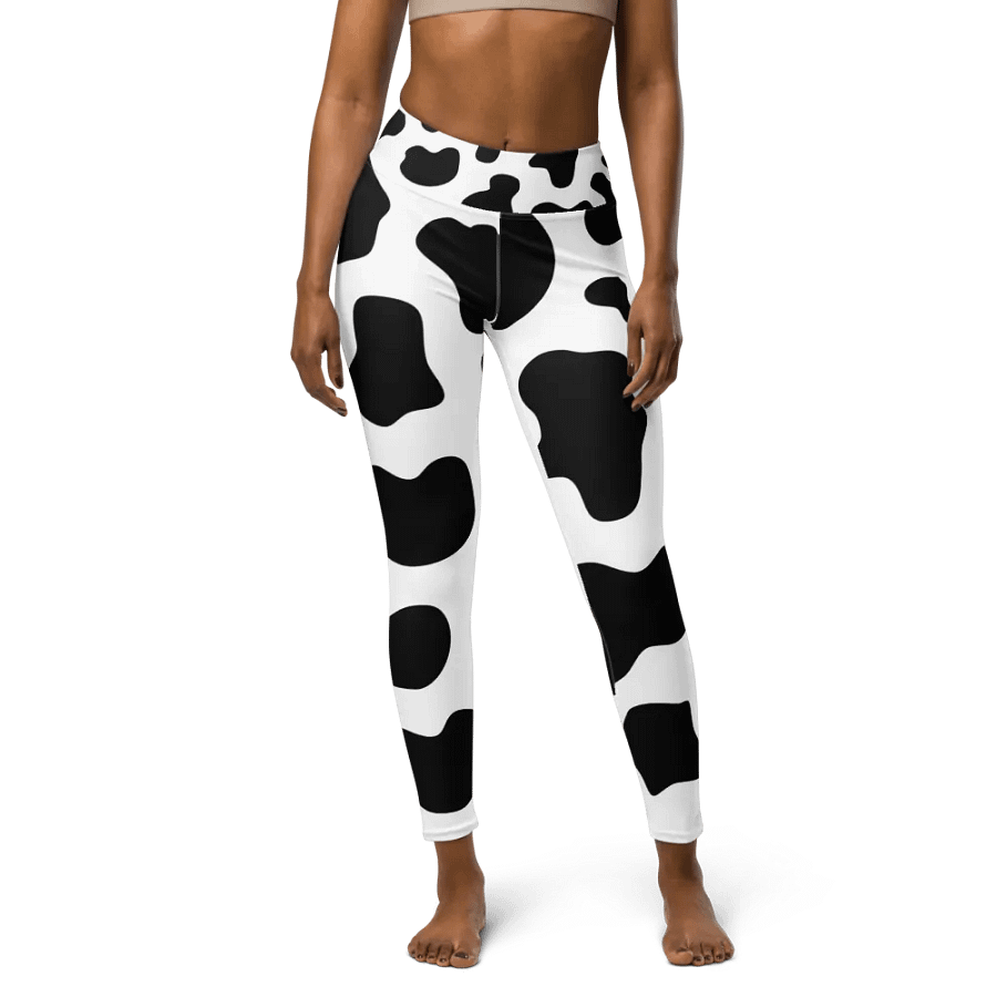 Chic Cow Print Leggings – Trendy & Comfortable for Every Occasion product image (4)