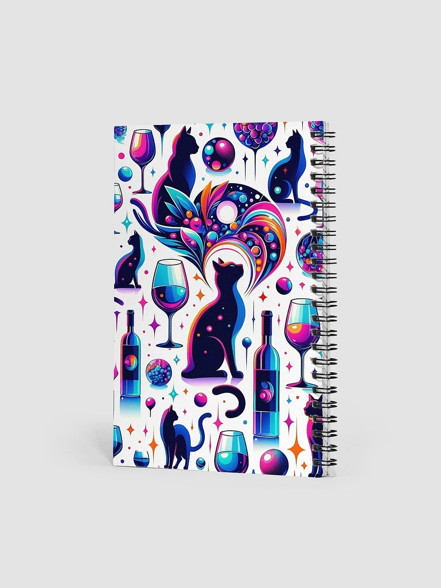 Spiral Notebook: Cats and Wine 4 product image (2)