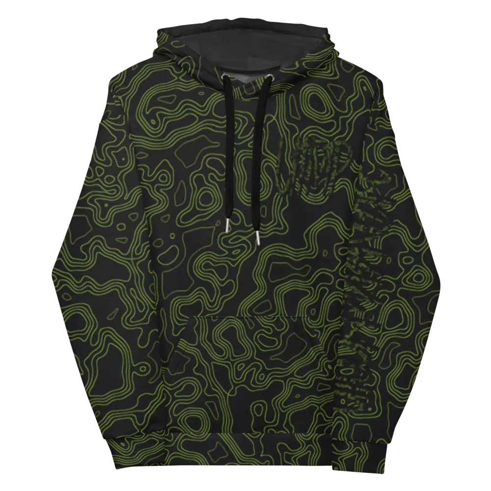 All-Over Print Hoodie - UTMP Topo Stealth Chest / Arm product image (12)