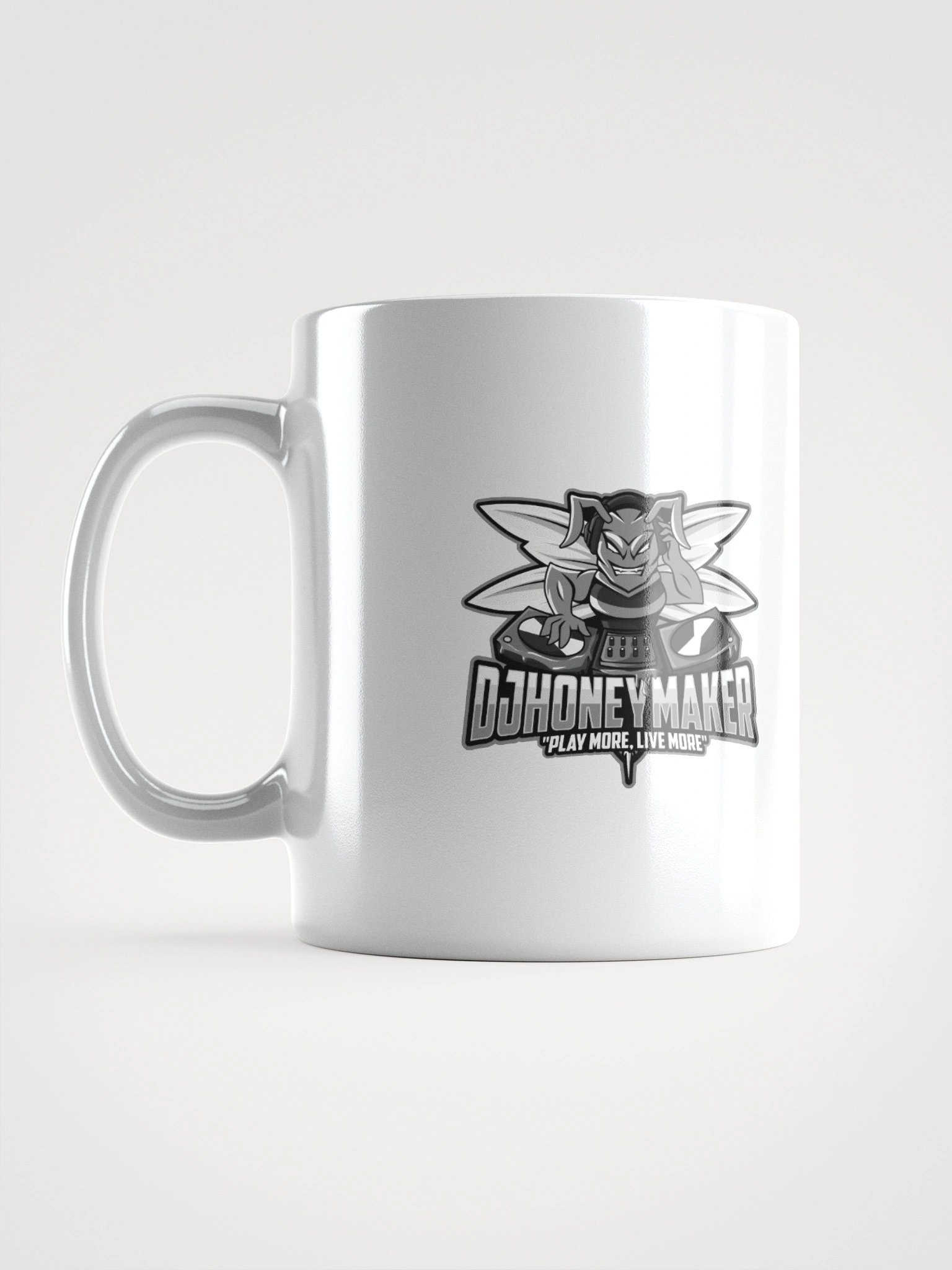 Black & White Logo White Glossy Mug product image (17)