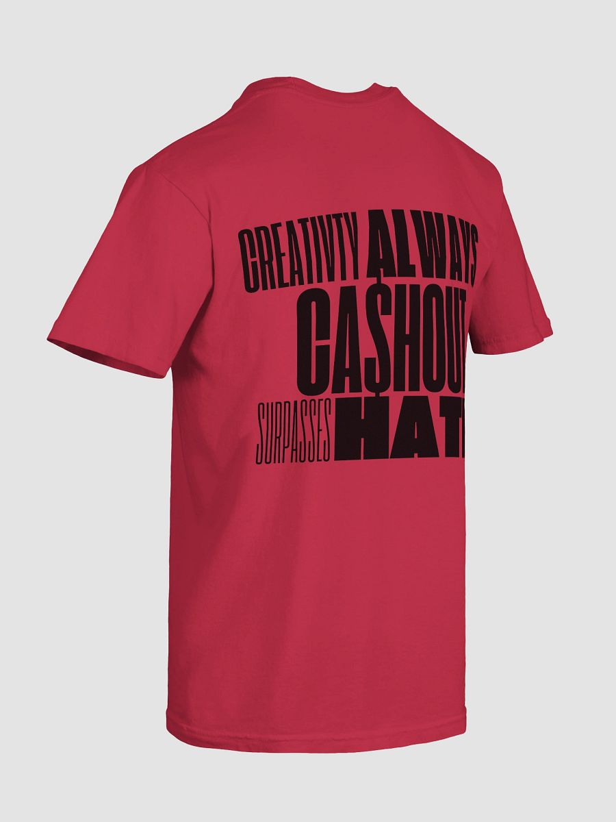 CASHOUT Signature T -Shirt (Black Letters) product image (8)