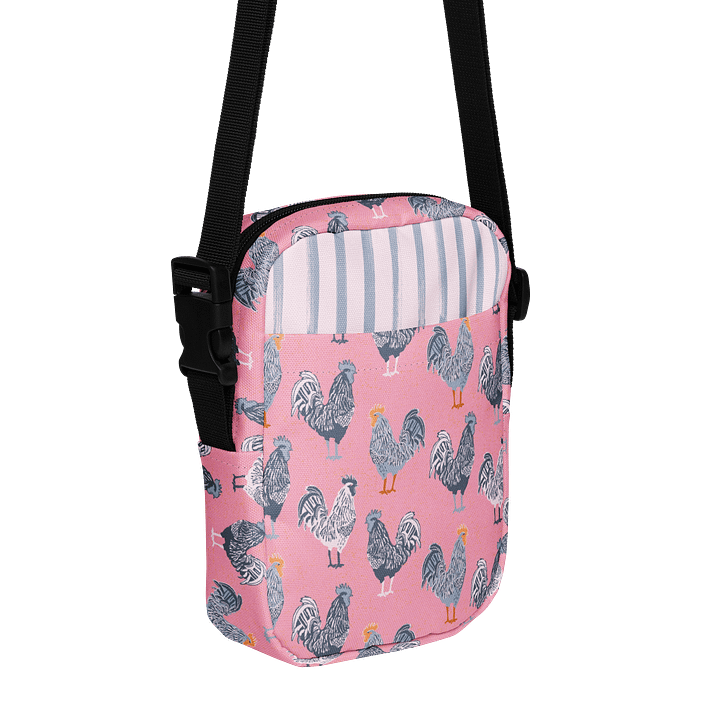 Maui Pink Roosters Crossbody Bag product image (1)