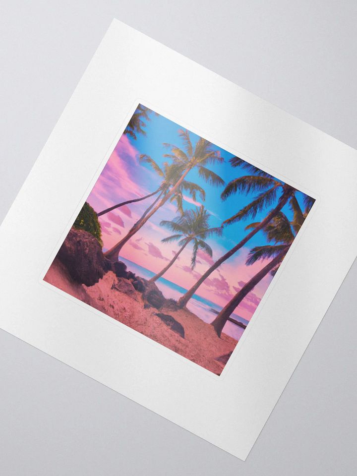 Galactic Wild Colorful Beach Delta Sticker product image (2)