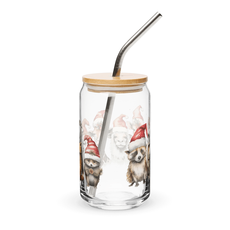 Santa Paws Can-Shaped Glass product image (2)