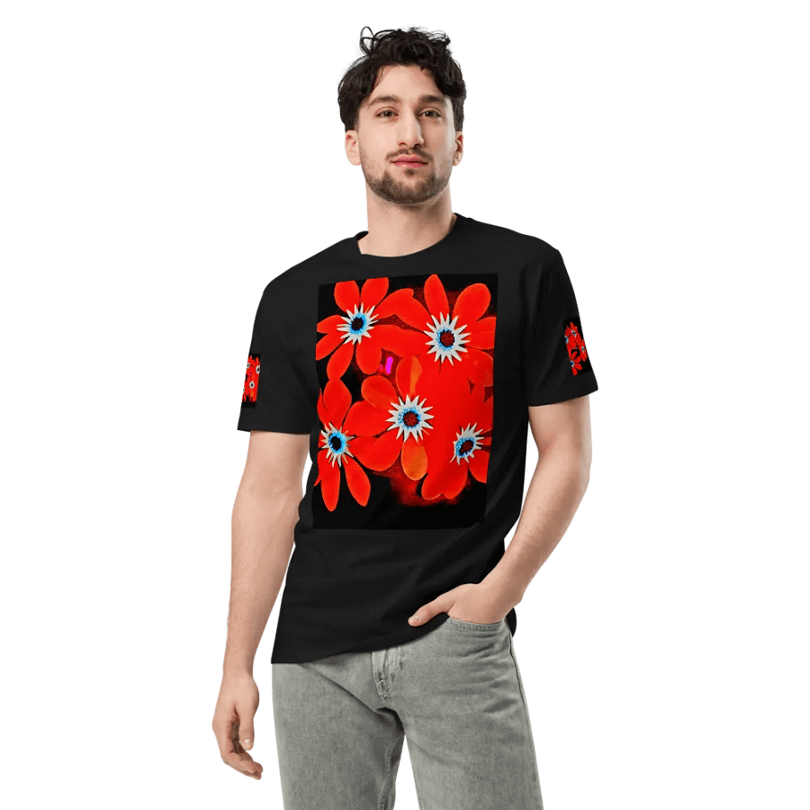 Vibrant Floral Delight T-Shirt product image (3)