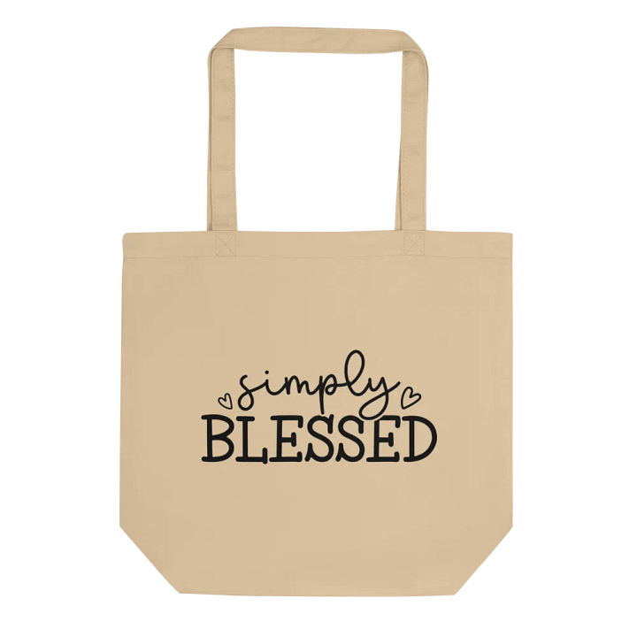 Organic Cotton Statement Tote Bag product image (1)