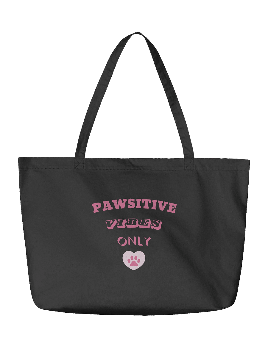 Pawsitive Vibes Only - Organic Mood Tote Bag | Vixelle product image (3)