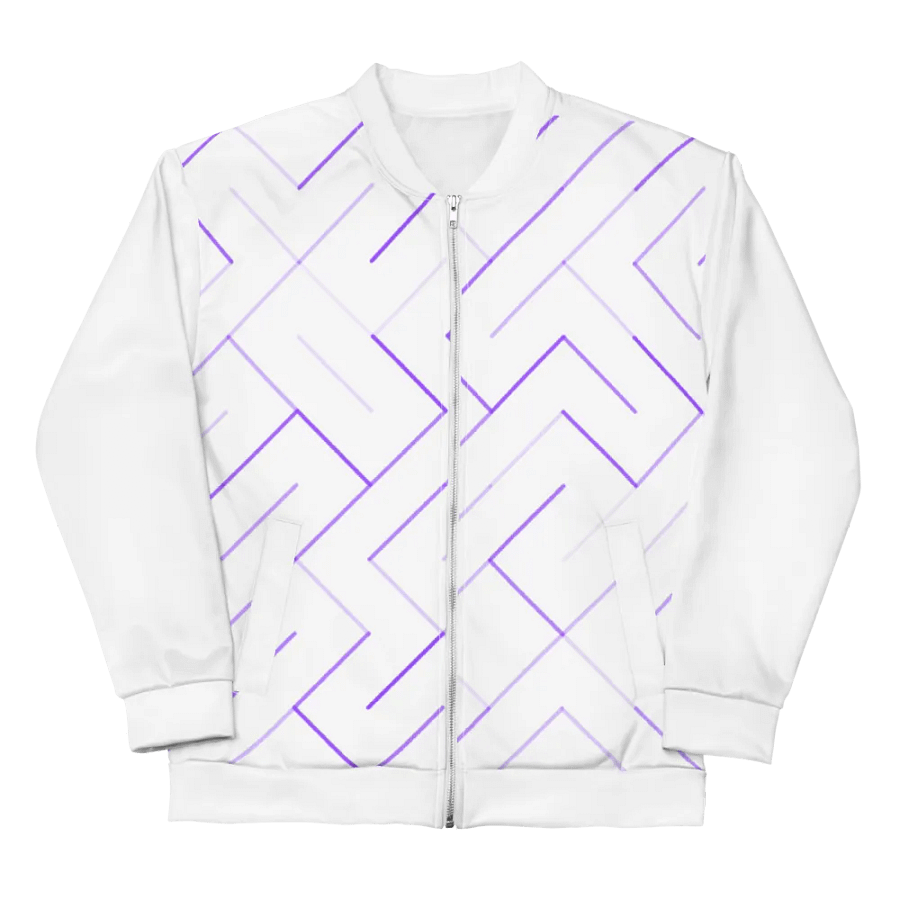 Geometric Melange All-Over Bomber Jacket product image (6)