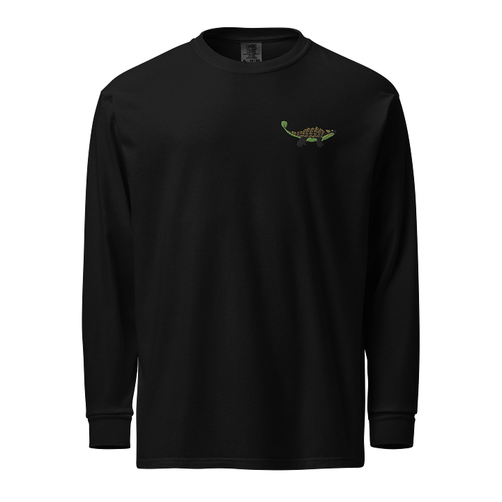 Ankylosaurus Embroidered Long Sleeve T Shirt product image (1)