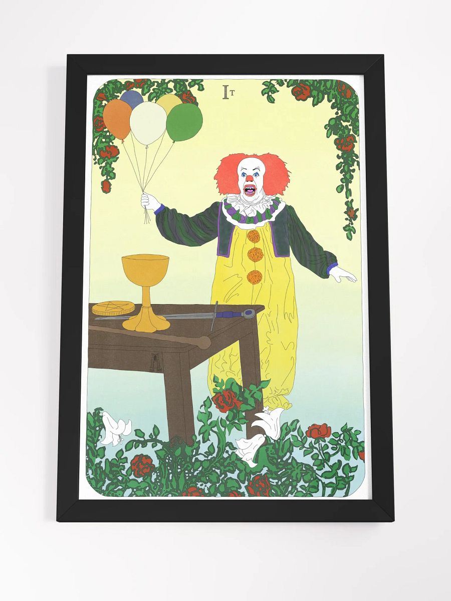 Original Pennywise Magician Tarot Card Framed Print product image (4)
