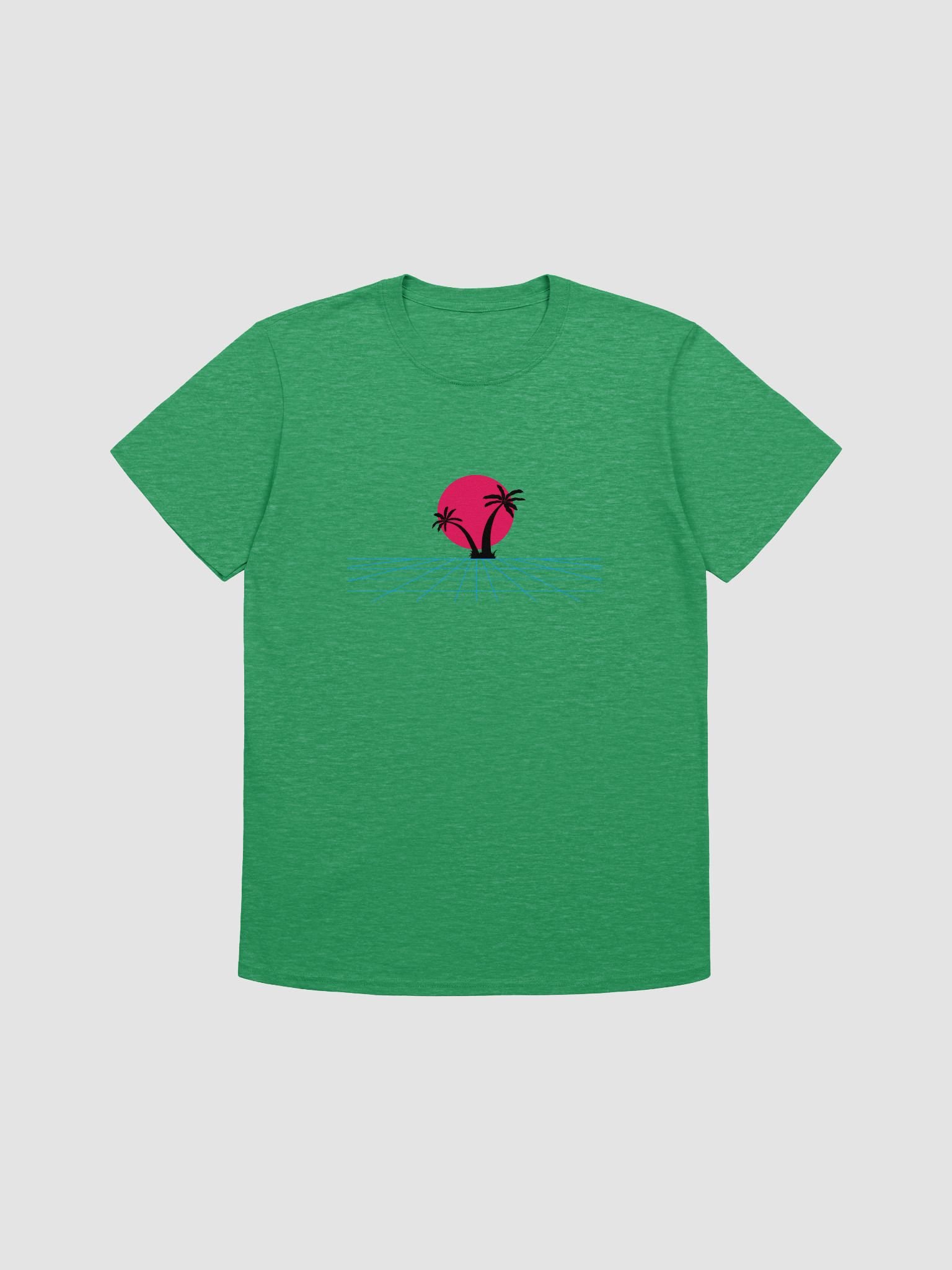 Retro Sunset Palm Unisex T-Shirt product image (1)