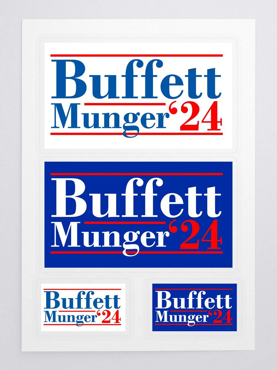 Buffett Munger '24, Sticker Sheet product image (3)