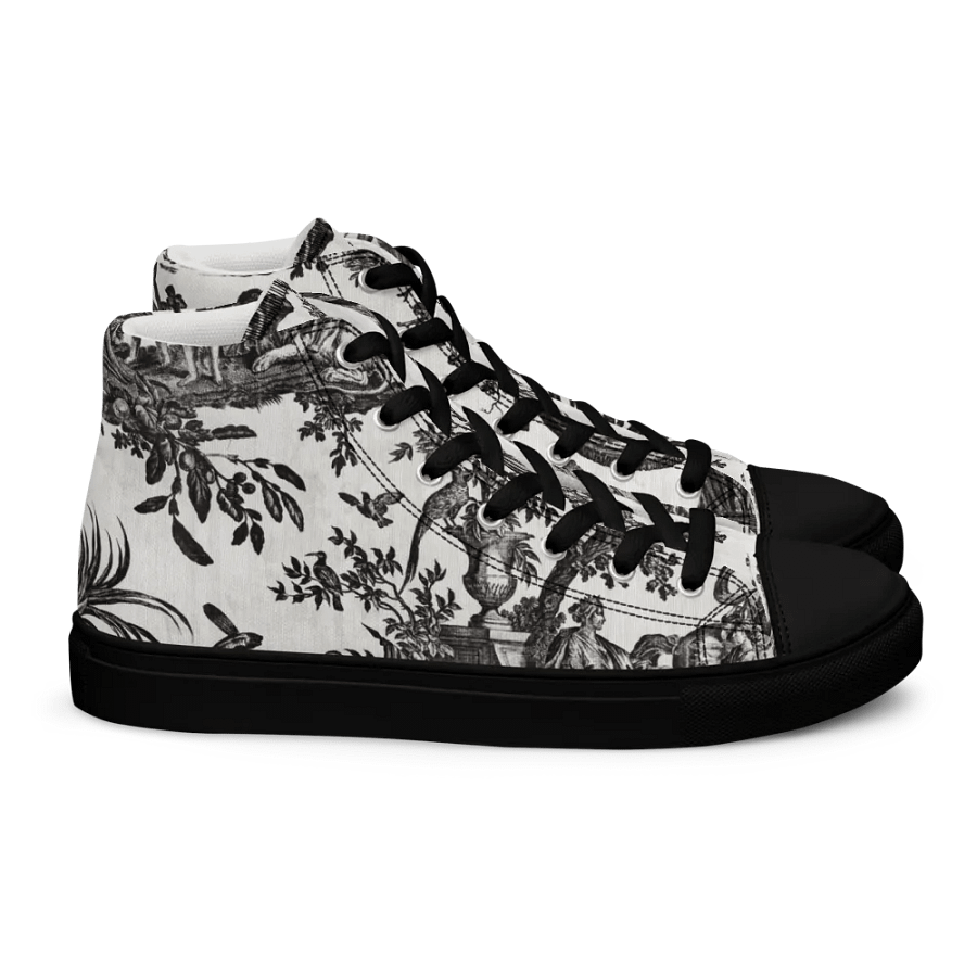 Pastoral Toile High Top Canvas Shoes product image (2)