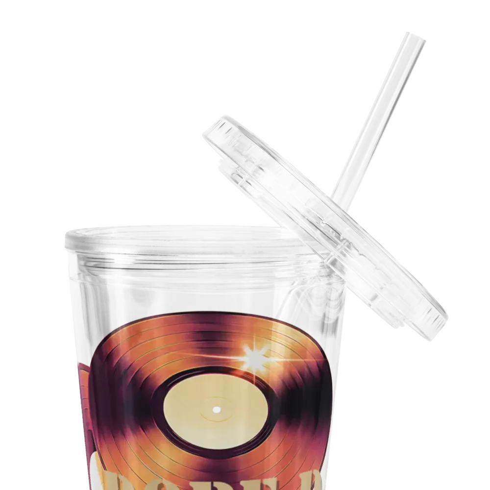 DOPE DJS SPIN VINYL Double Wall Tumbler product image (5)