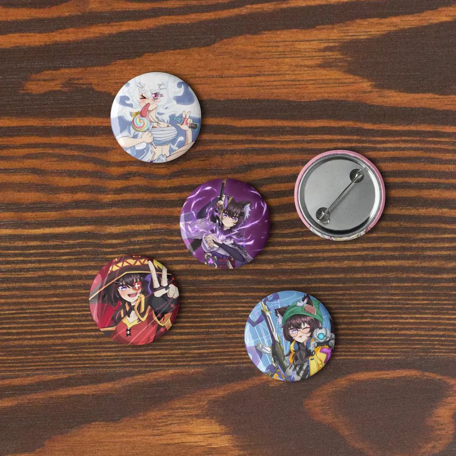 Ny Cosplay Pins 1.25
