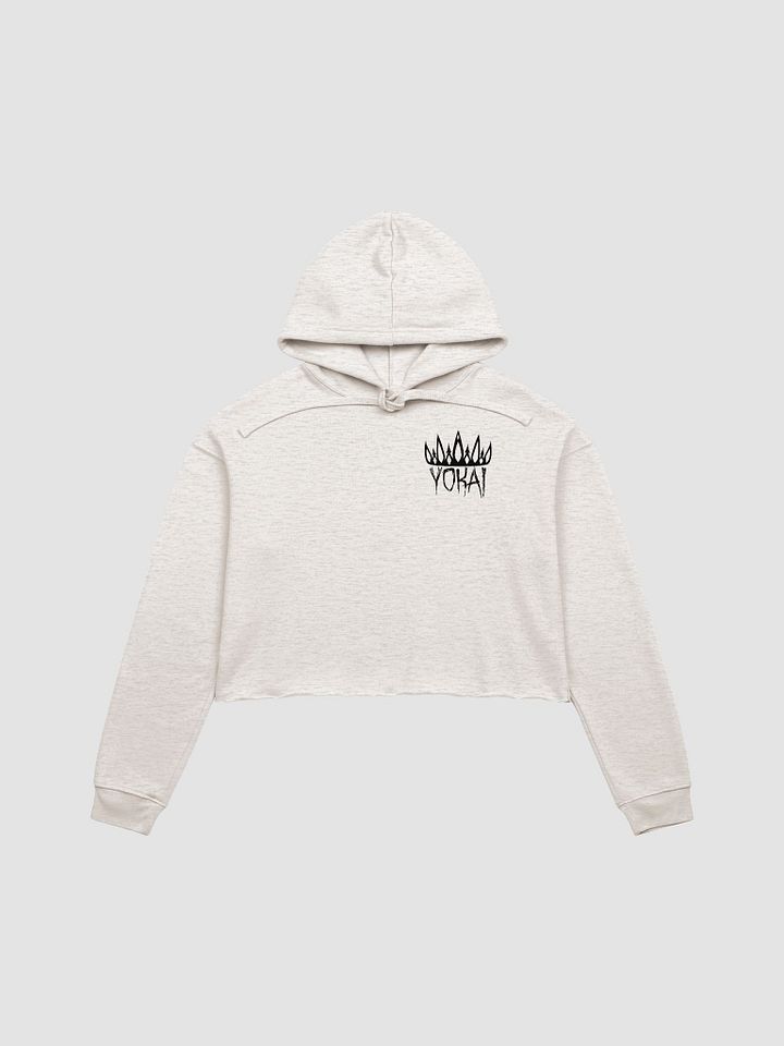 Yokai Queen (Small Black Logo) - Cropped Sweatshirt product image (1)
