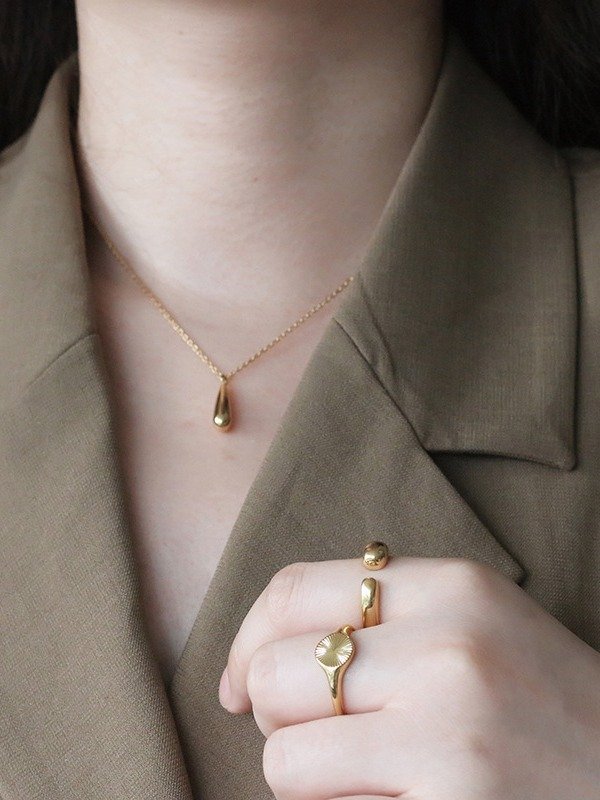 Minimalist Open Curve Rings | Gold & Silver Tone product image (2)