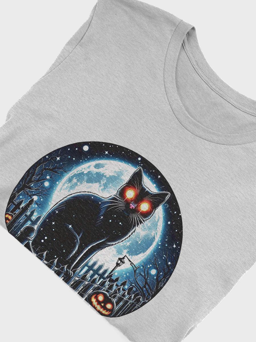 Glowing Eyes Black Cat Halloween T-Shirt product image (29)