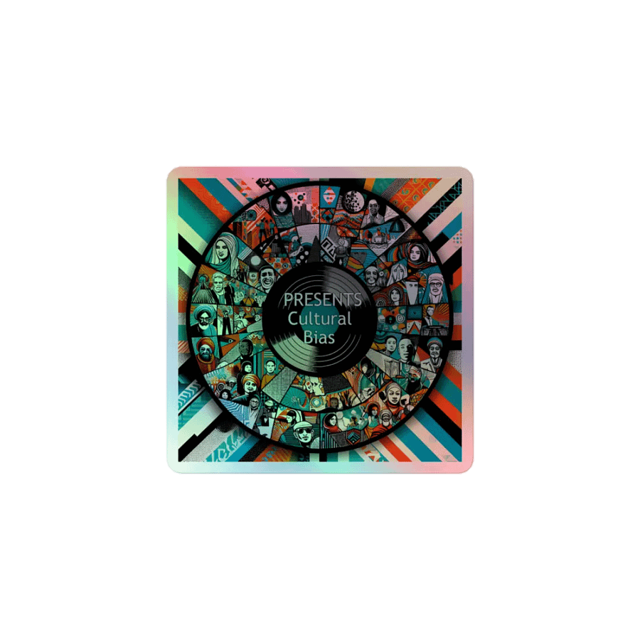 Presents Cultural Bias - Holographic Sticker product image (1)