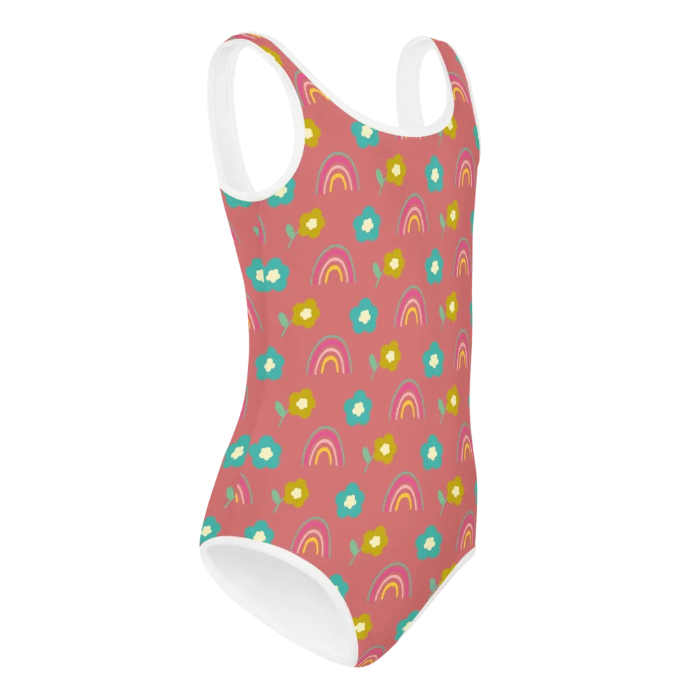 Rainbow Garden Kids Swimsuit product image (4)