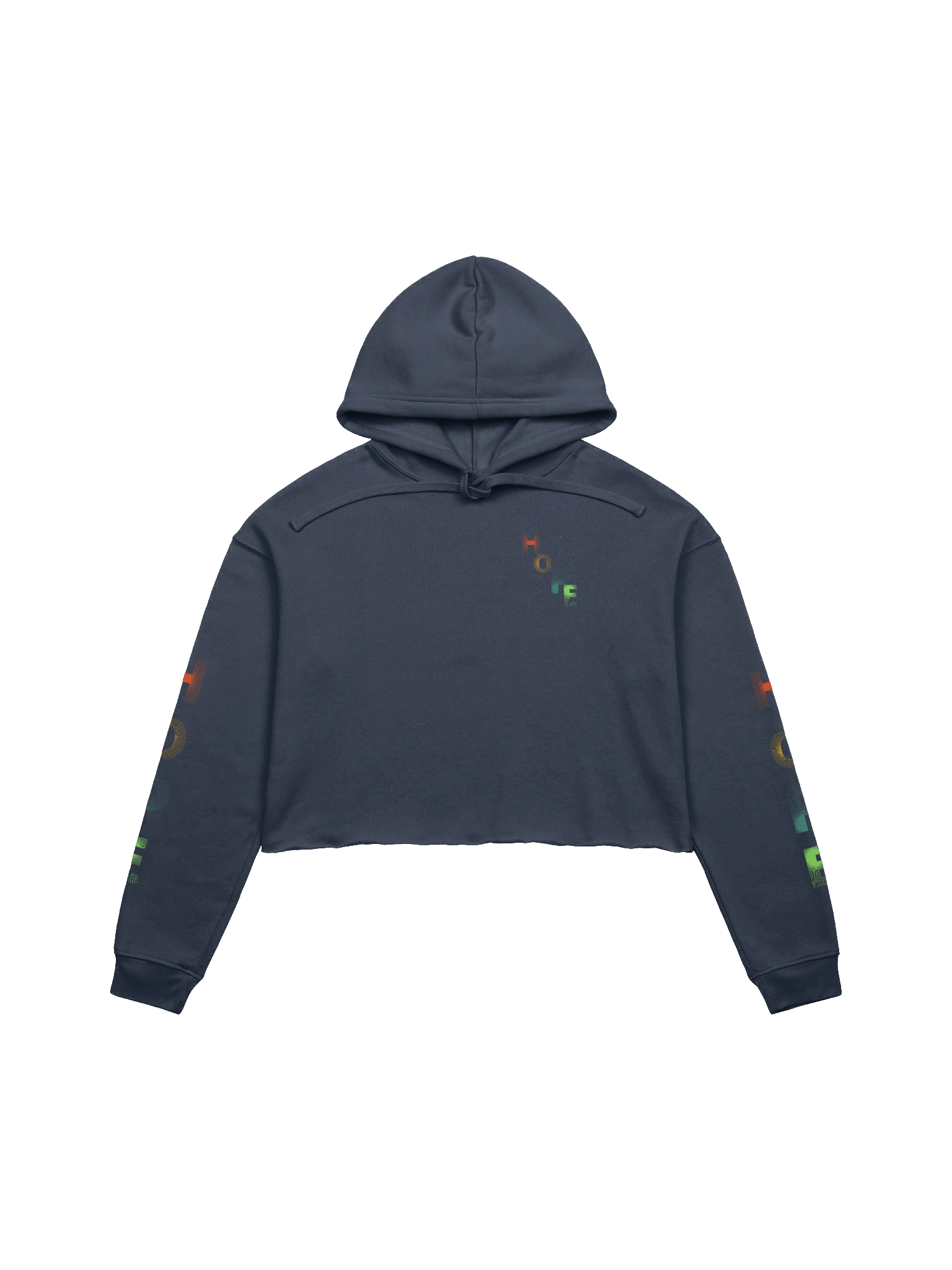 Vibrant Hope Fleece Crop Hoodie product image (1)