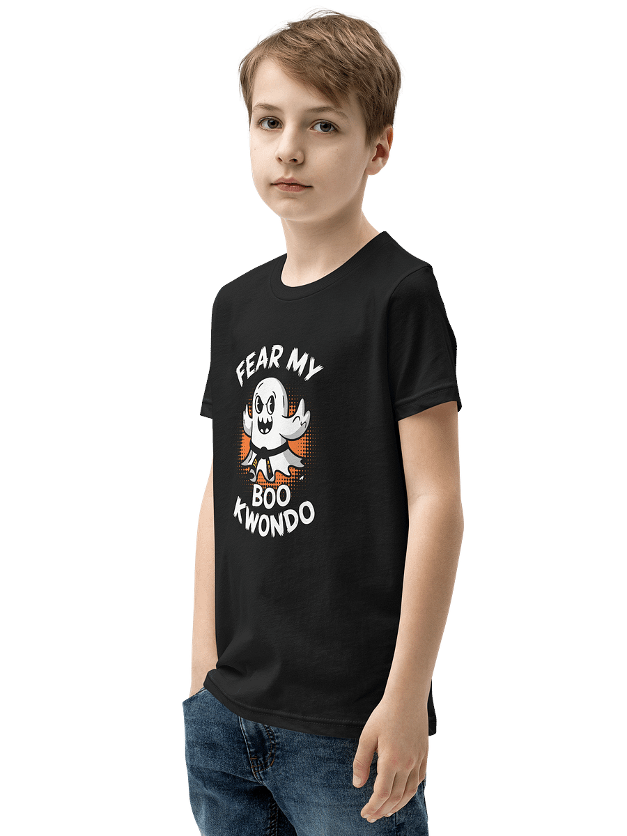 Fear My Boo Kwondo Shirt – Funny Taekwondo Halloween Costume Tee for Kids product image (4)