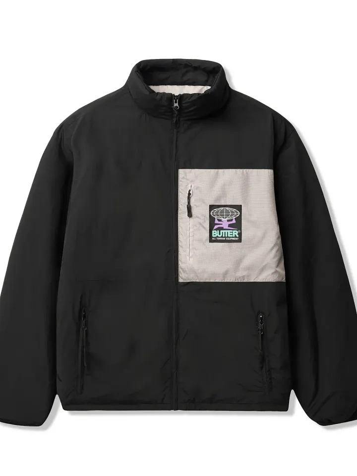 Black Terrain Puffer Jacket product image (1)