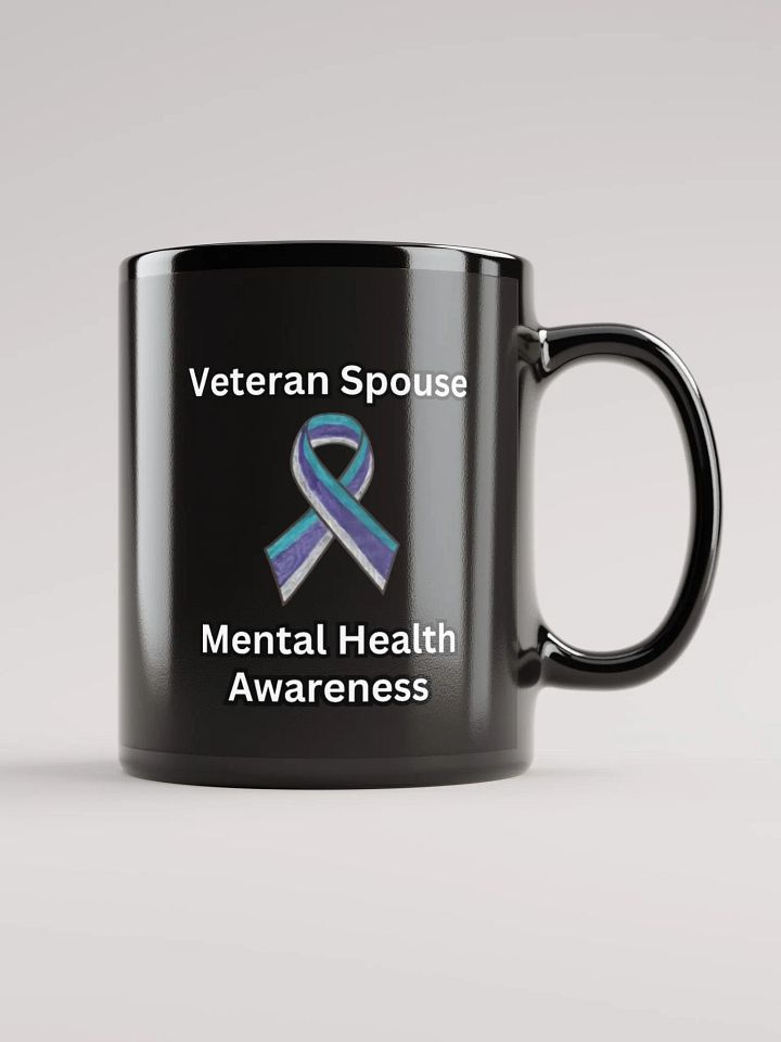 Veteran Spouse Mental Health Awareness Elegance Mug product image (1)