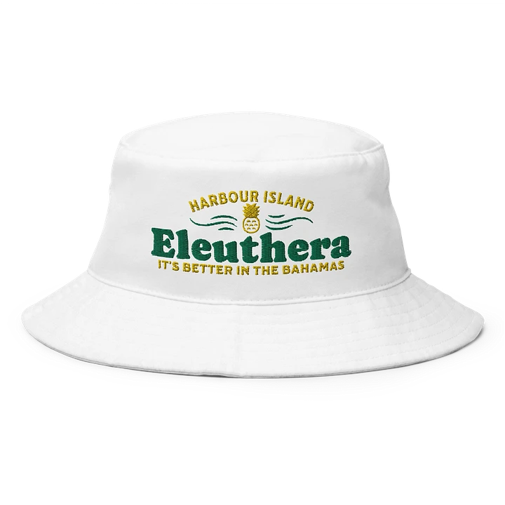 Harbour Island Eleuthera Bahamas Hat : It's Better In The Bahamas Pineapple Bucket Hat Embroidered product image (1)