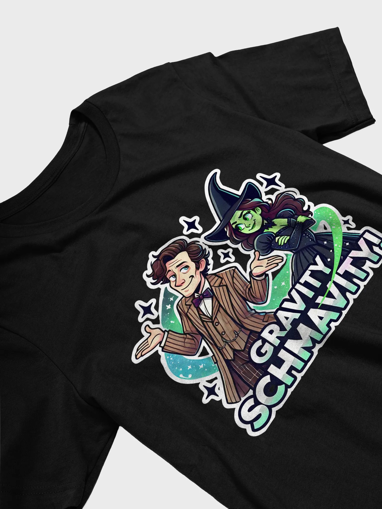 Defying Gravity Schmavity T-Shirt – Bella+Canvas Supersoft Wicked x Doctor Who Tee product image (2)
