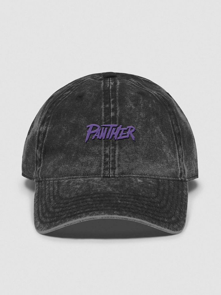 Panther Washed Dad Hat product image (1)