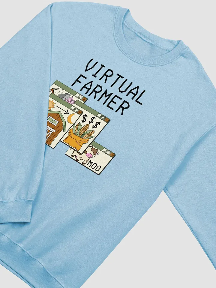Virtual Farmer Sweatshirt - Black Text product image (9)