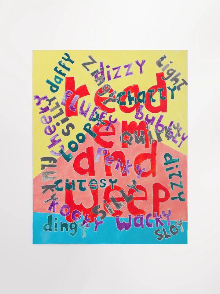 Read Em and Weep Poster product image (2)