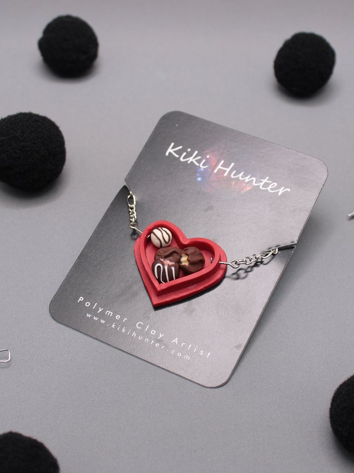 Valentine's Chocolate Box Necklace product image (1)