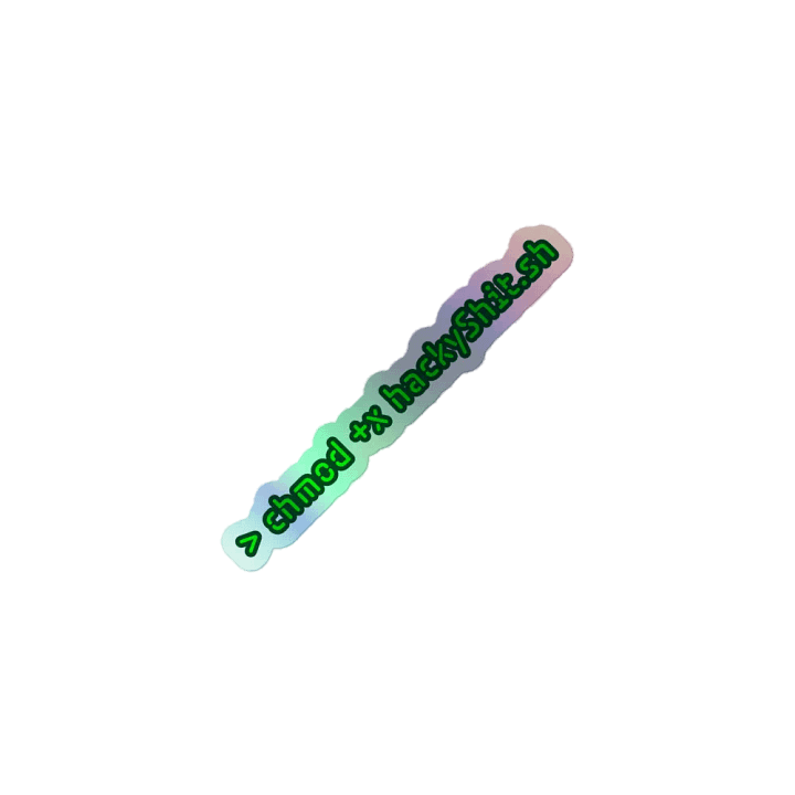 Hacky Sh*t - Terminal (Holo) product image (1)